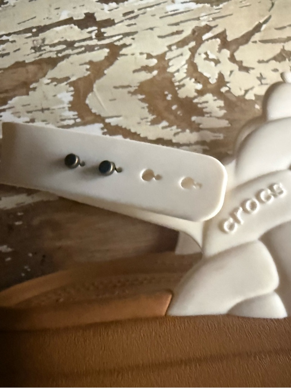 Crocs Women’s White Braided Strap Slingback Sandals - Picture 6 of 7